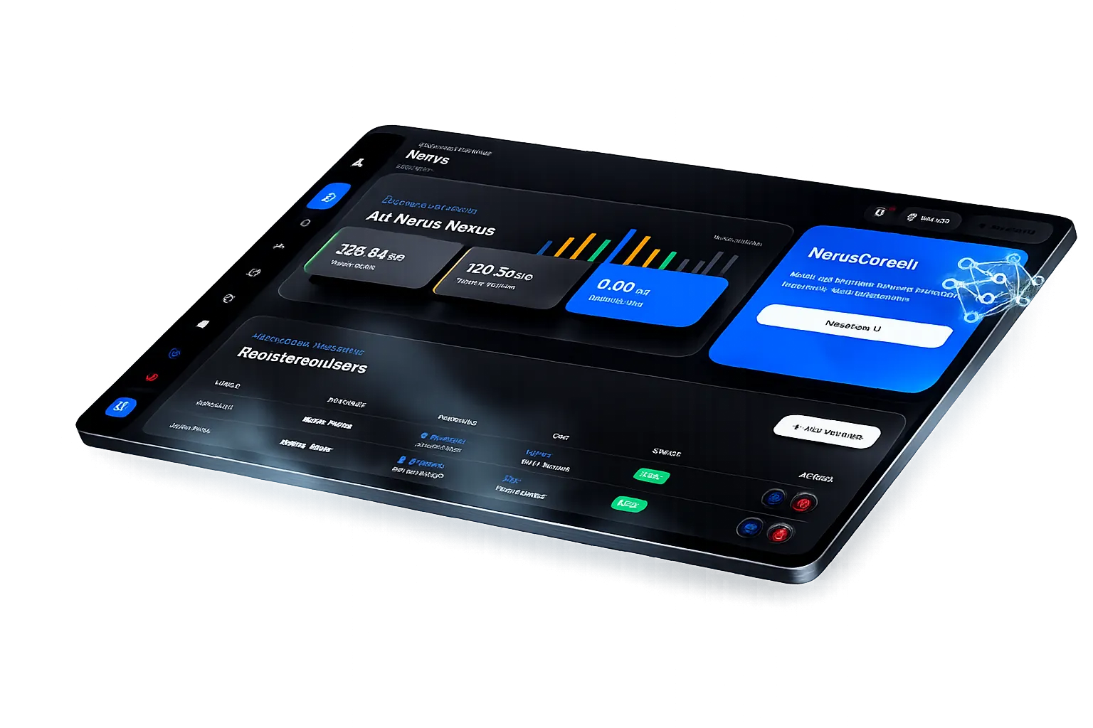 NexusCore AI powered platform for creating professional websites instantly